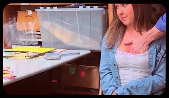 Brunette Beauty Dominated by Security Guard New Upload