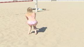 pillowgirls - four beautiful sluts after a morning on the beach take a shower with squirt