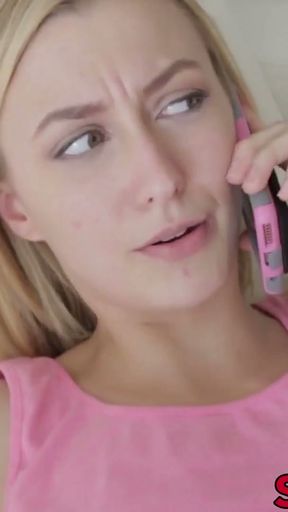 Stepsis Alexa Grace doggystyle and blowjob before facial   Clip 1