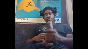 Public big black cock stroking on train real /Kinglucero013 share my videos /real