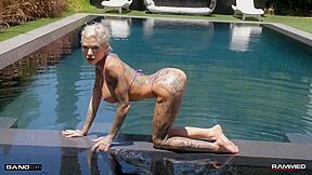Chantal Danielle - Inked & Busty Babe Got Her Pink Hole Destroyed By A Bbc