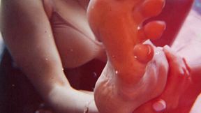 SUCKING MY TOES AFTER WORK (SELF WORSHIP)