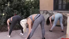 Sensual Yoga Babes Engage In Steamy Lesbian Foursome With Isabella