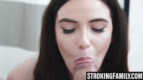 Stepmom seduces stepbrother in intense family affair
