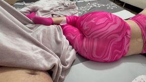 Hot Indian Stepsister in Tight Leggings Big Ass, Deep Throat Intense POV Creampie