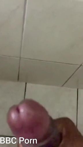 Slowly Motion Jerking off in the Shower Cumming Hard