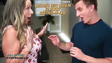 Cheating Wife Gets Massive Cumshot From Brother-In-Law