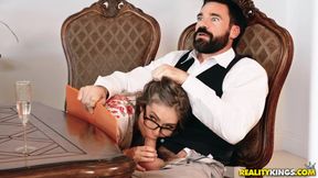 Jelly butt chick Lena Paul erects and rides big dick