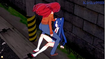 Futanari cuties Tsubasa and Kanade in lesbian heat