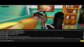 Tokyo DMV – 3D Hentai Anime Couple Engages in Steamy Game Room Action