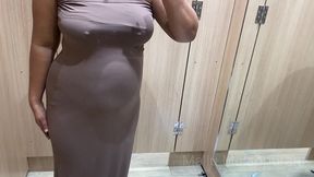 mallu wife trying sexy outfits & fingering, mastrubating in the mall trial room, malappuram, kerala