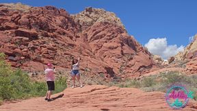 Behind the Scenes Photo Shoot - Ashley at Red Rock Canyon