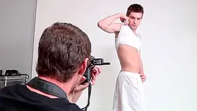 Is Posing For Photographer To Help - Sam Truitt And Johnny Rapid