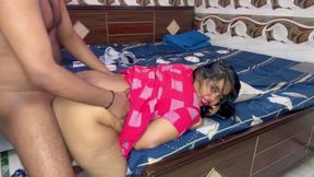 Indian wife intense doggy style with husband - full nude Hindi sex.