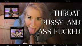 Throat, Pussy, and Ass Fucked: A Puffy Pasion