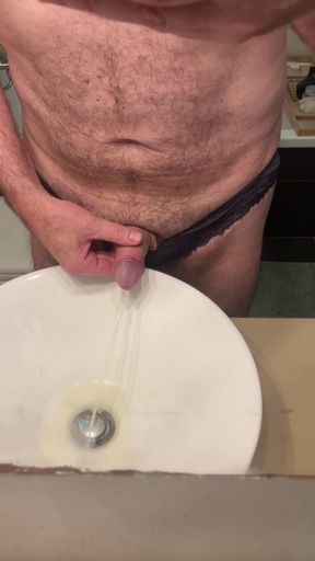 Pissing in the sink