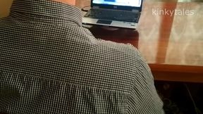 Little Stepsister Has to Be at College so I Go to Her Room to Watch Porn and Jerk off