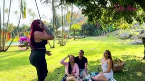 he discovers my boyfriend s infidelity with my best friend but i decide to forgive them and we have a delicious threesome.