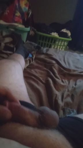 Flopping my little cock