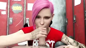 Gym trainer and milf love to suck his dick