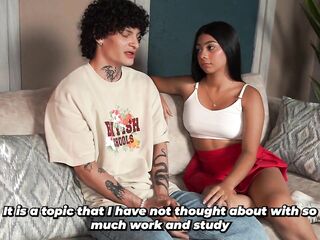 My boyfriend and my stepmother actually know how to explain sex! - We ended up in a delicious 3-some