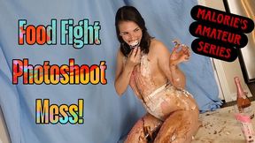 Messy Food Fight Photoshoot