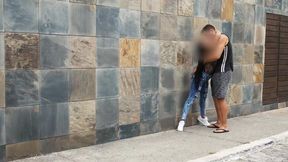 Dirty Latina takes it in the ass on a rooftop