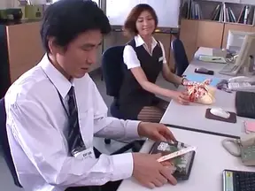 Office Assistant Wearing Pantyhose Submits for Hardcore Pleasure Show