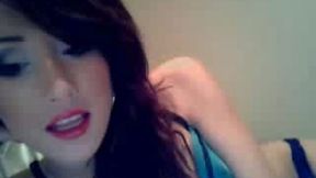 Spectacular and sexy young bitch stripteases in her bed