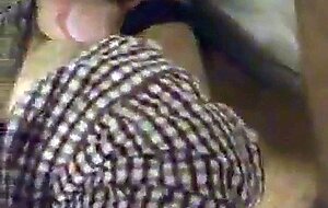 handjob for a stranger at a public restroom banheiro