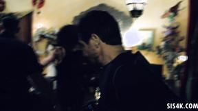 ”SISTERTRICK - Officers entering into a family quarrel”