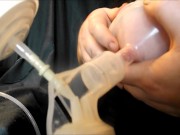 Midday Pump Session. Lactation Porn, ANR Adult Nursing Relationship.