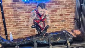 Teasing and Edging my Mummified Slut