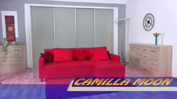Camilla Moon's Sultry Stocking Tease: Wet Pussy and Orgasmic Bliss