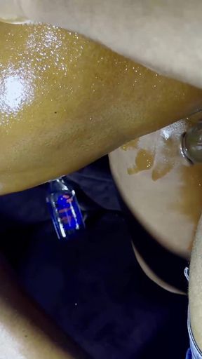 Fuck her from behind and cum inside her pussy - her pussy is so tight and sweet I didn't even last and cum   Clip 2