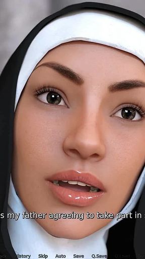 Laura Lustful Secrets: Wife Cheats Her Hubby and Sucking Big Dick in the Confessional - Episode 85