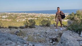 Aesthetic boy does nude hiking and gets caught