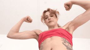 Love Stella's nervous powerful biceps, loser ! ( POWERFULL WOMAN )