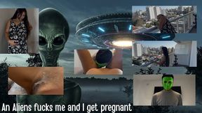 Alien impregnates human girl