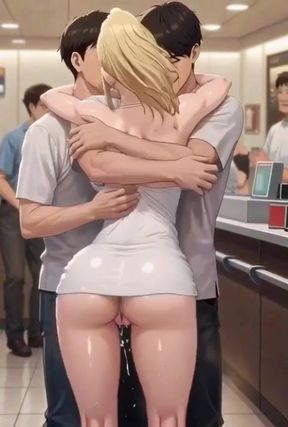 Orgasm, AI Generated - Synthetic Content - Generated by Artificial Intelligence - No Real People