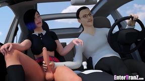 hot ladyboy takes bbc and bwc as she explains her new sexy situation