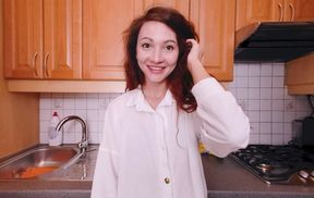 She has no tits but her pussy is so hot