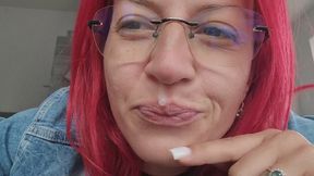 OPEN WIDE MOUTH – YOU'RE FEEDED WITH MY THICK SNOT & VERBALLY HUMILIATED
