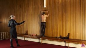 Blasphemous Bench Slut P3: Mistress Inka's Whip Lashes Make Mila DROP Bible, Unleashing Cross Flog Hell & Whipping Fury! (4K)