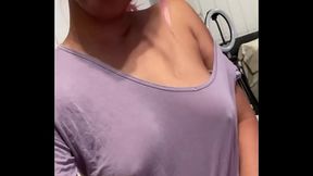Comfy bedtime shirt ? #sleepy #goodnight #model #sexy #purple #pink #MissDaniSyn