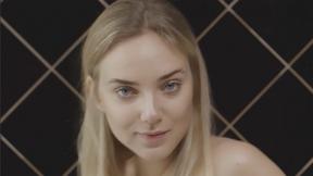 ”Petite brunette teens morning routine is sexy posing & passion striptease”