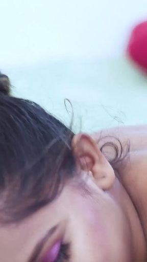 Key moment from "Two Desi Indian Horny Bhabhiji Gets Russian Thai Massage and Hardcore Fuck By A Boy ( Hindi Audio )"