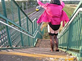 In the pink on a bridge part 2