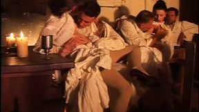 Great Orgy in the 18th Century Venetian Inn