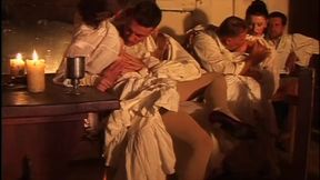 Great Orgy in the 18th Century Venetian Inn